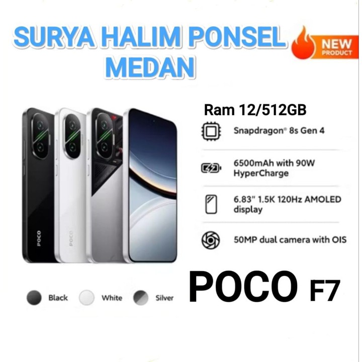 XIAOMI POCO F7 12/512 GB GARANSI RESMI