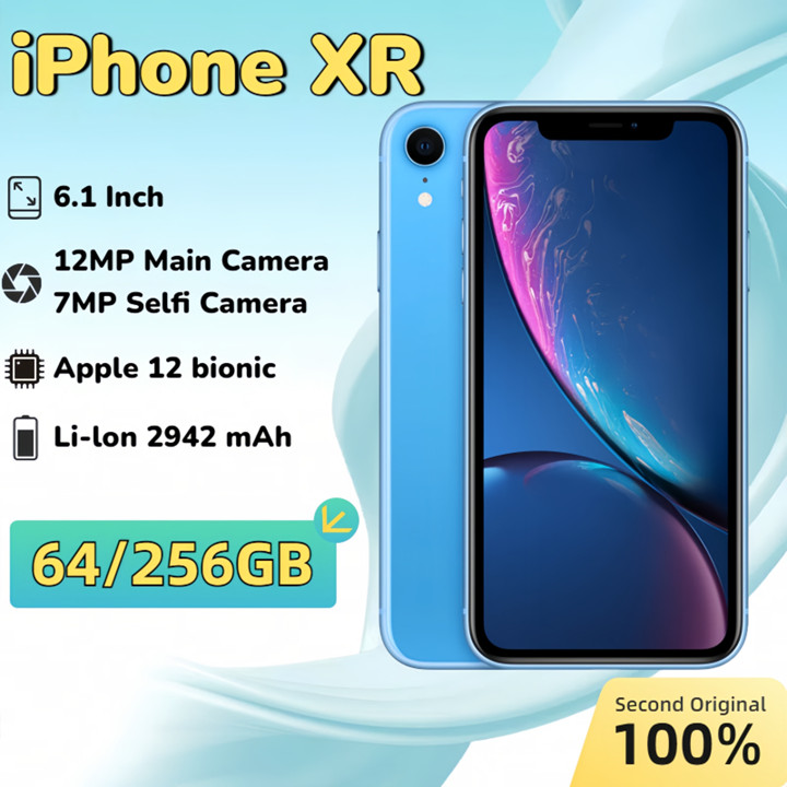 IPHONE XR 64GB 128GB SECOND FULLSET MULUS 100%ORIGINAL All O