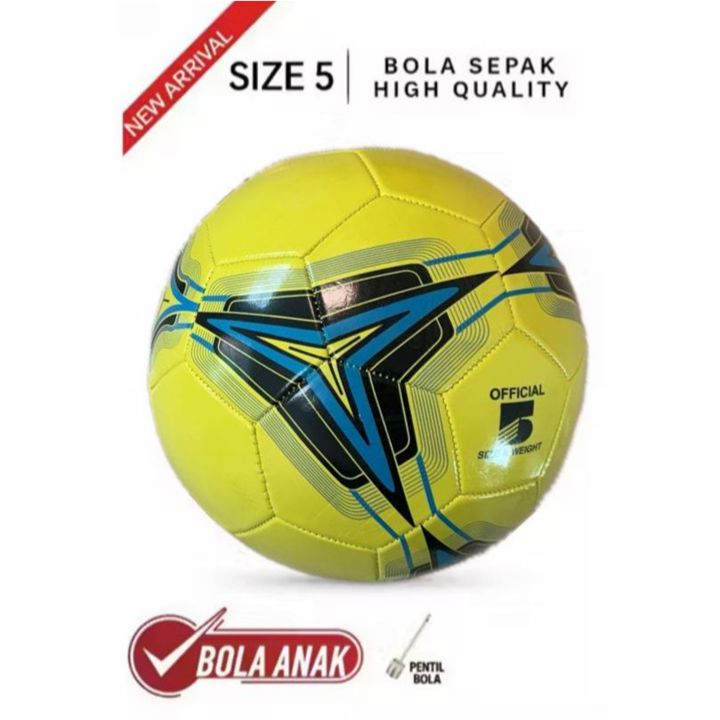 PROMO Bola Sepak Size 5 Bahan PVC 100% Berkualitas Anti Boco