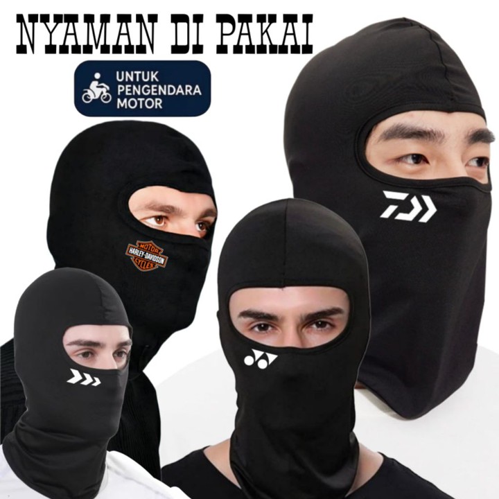 Masker Ninja - Masker Balaclava - Topeng Ninja - Buff Ninja