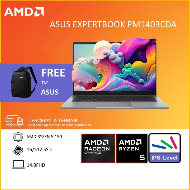 ASUS EXPERTBOOK PM1403CDA - AMD RYZEN 5 150U 16GB 512GB W11+