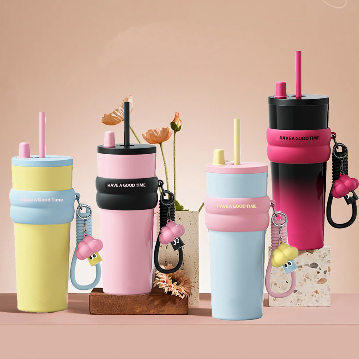 COD Tumbler Stainless316 710ml Free Sedotan Gantungan/Vakum Tumbler/Botol Minum / Vacuum Tumbler / Air Panas Gelas Teh
