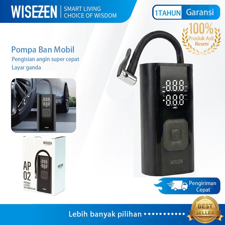 Pompa Ban Elektrik USB-A 4500mAh | Pompa Angin Portabel Mobi