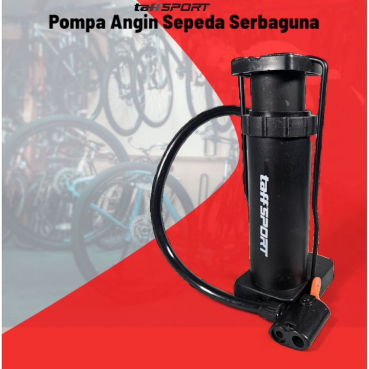 Pompa Angin Sepeda Ban Sepeda Motor 95Psi Portable Pump - XT