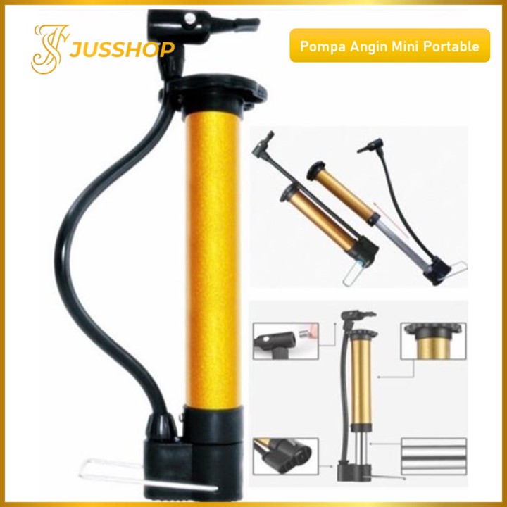 Pompa Angin Mini Portable Pompa Angin Ban Sepeda Balon Bola 