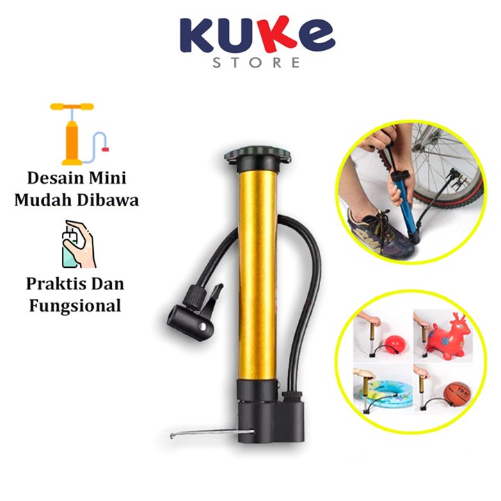 KUKE Pompa Ban Mini Portable Hidrolis / Pompa Angin Mini / P