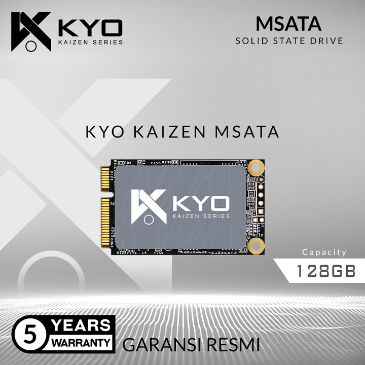 SSD MSATA KYO KAIZEN 128GB GARANSI RESMI 5 TAHUN SSD M SATA 