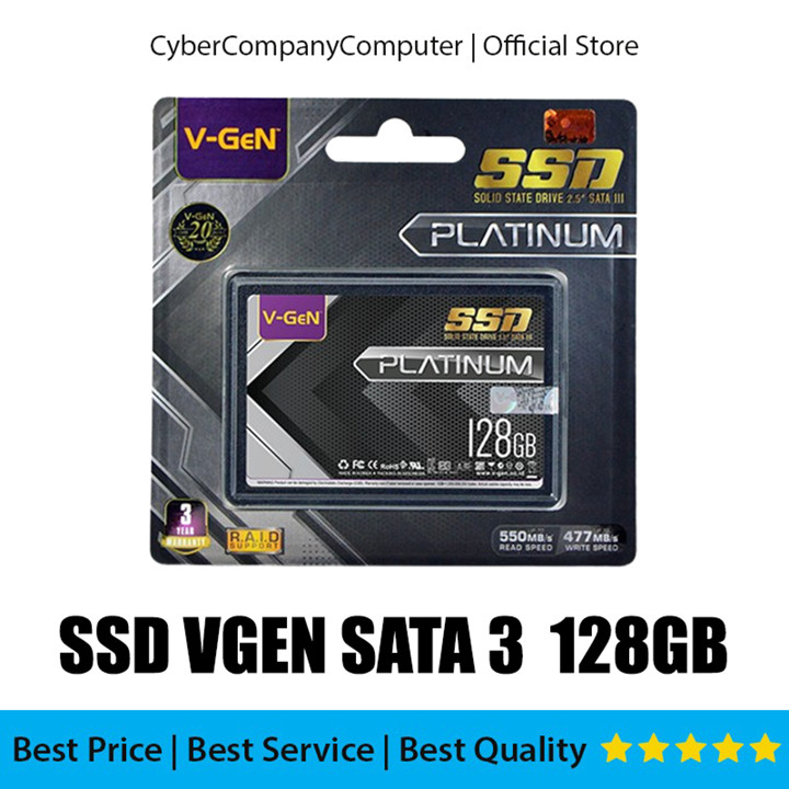Ssd Solid State Drive V-GeN 128GB/256GB/512GB Sata 3 Ssd Vge