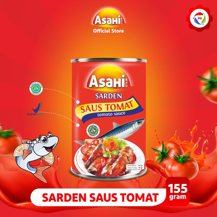 AsaHi Sarden Saus Tomat 155 gr