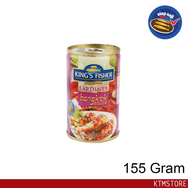 KtmStore King's Fisher Sarden mini rasa saus bangkok Makanan