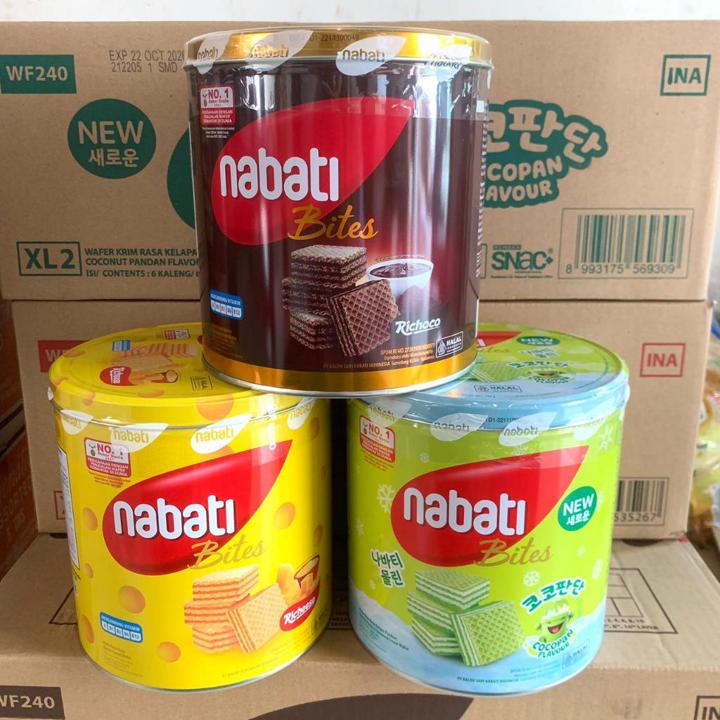 WAFER NABATI BITES KALENG 240g UNTUK HAMPERS & BINGKISAN