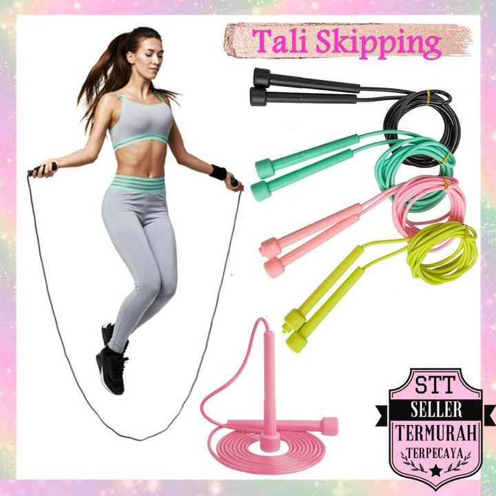 STT Tali Skipping PVC 2.8M Jump Rope Lompat Tali 280cm Activ
