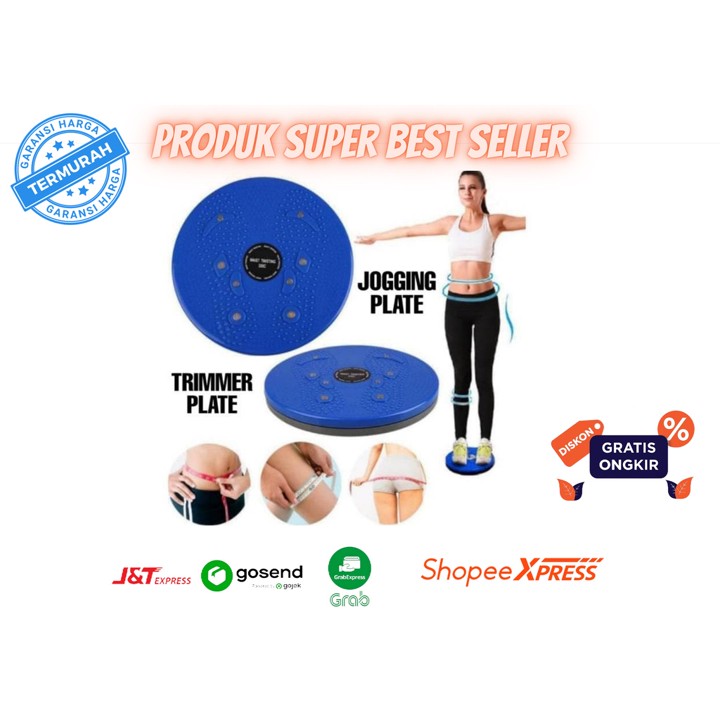 Jogging Trimmer M4gn3tic Body Plate Alat Olahraga Piring Sen