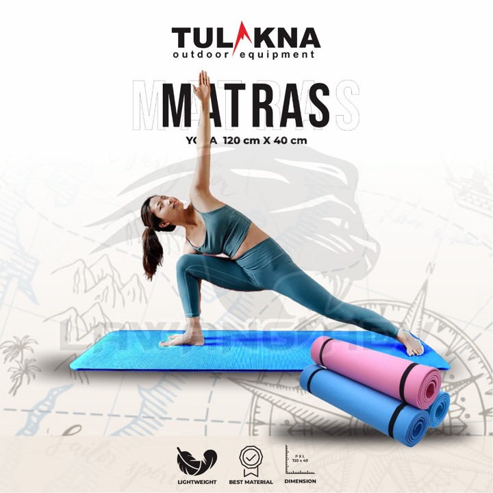 Matras Yoga Tebal Ukuran 120cm X 40cm
