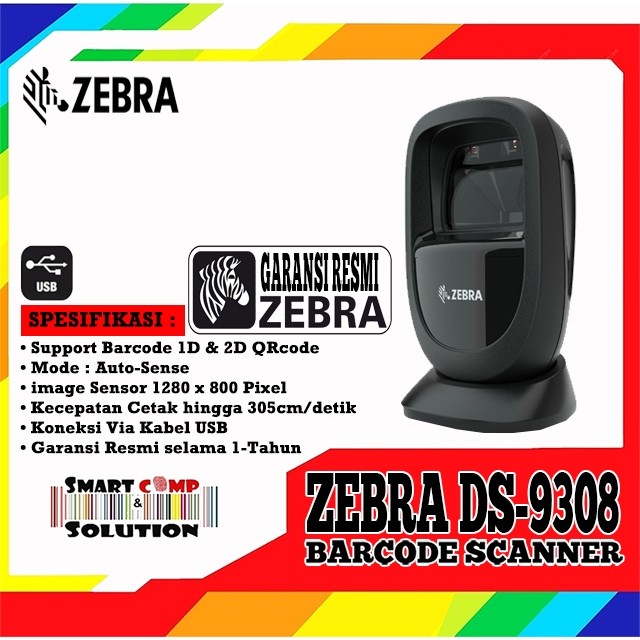 Scanner Barcode Omni Symbol Zebra DS-9308 / DS9308 / DS 9308