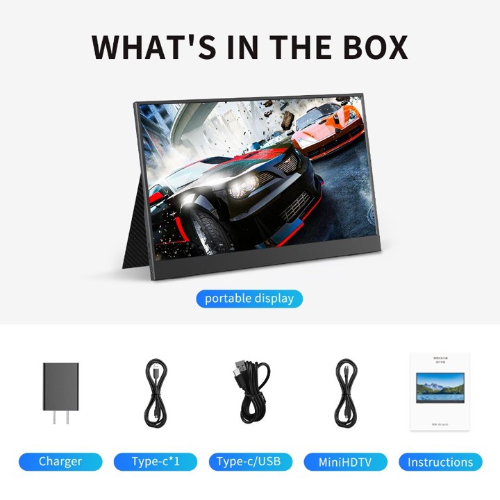 Portable Monitor for Laptop touch/15.6'' 1920*1080P 4K FHD I