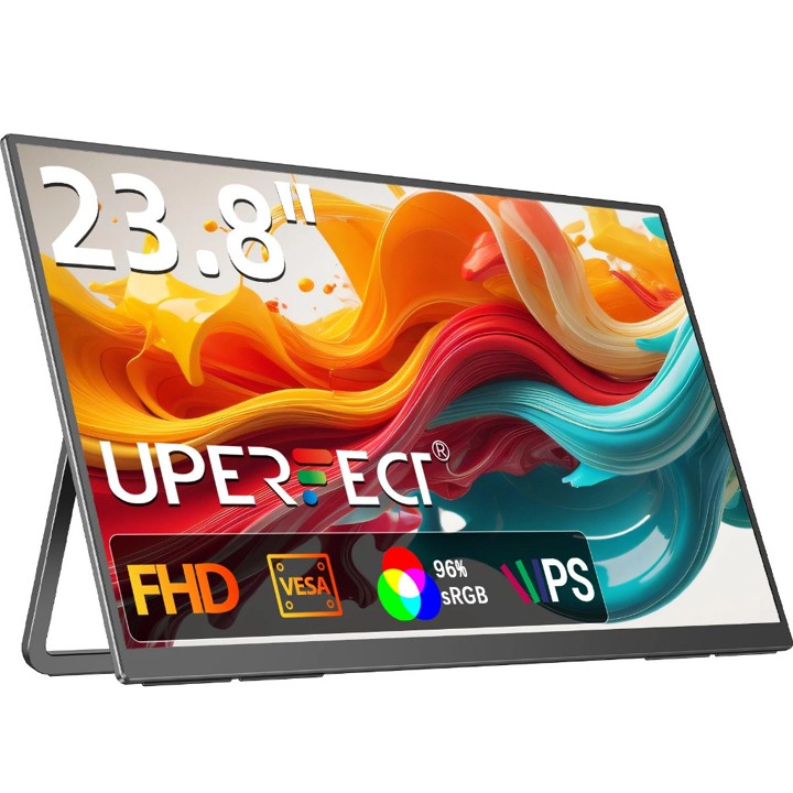 UPERFECT Portable Monitor FHD BOE Display 23.8 Inch 1080p 10