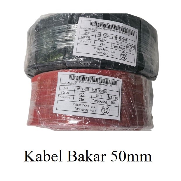50cm Kabel Bakar Selongsong bakar diameter 50mm 5cm solasi b