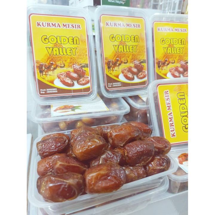 Kurma madu mesir/golden valley 1kg+ box mika