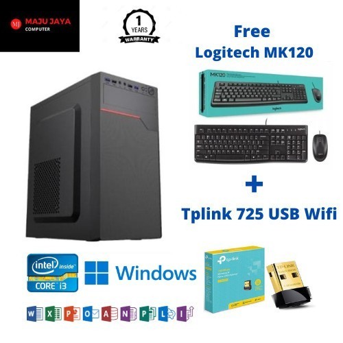 CPU / Komputer / PC Rakitan Core i3 Kantor & Sekolah / Garan
