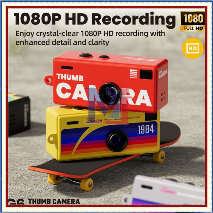 [COD] Retro Mini Camera 1080P HD Keychain Toys Mini Digital 
