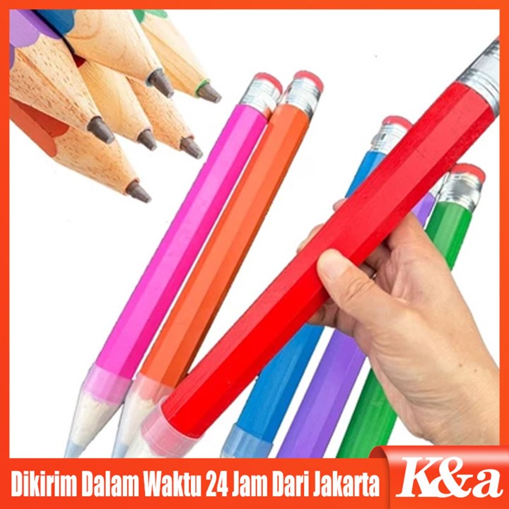 Puyule Pensil Jumbo Besar 33 CM Mainan Pencil Pensil Jumbo H