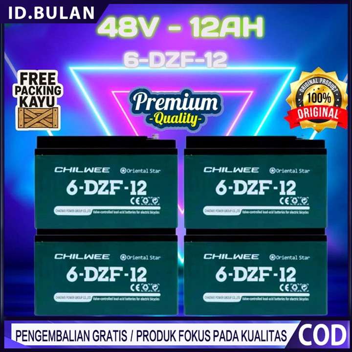 BATERAI SEPEDA LISTRIK / AKI SEPEDA LISTRIK BEKEY 48V-12AH/6