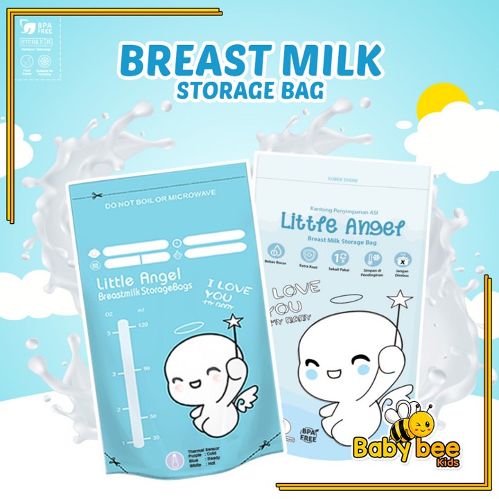 KANTONG ASI SUSU BAYI 120ml BABY BREAST MILK Storage Bag Sen