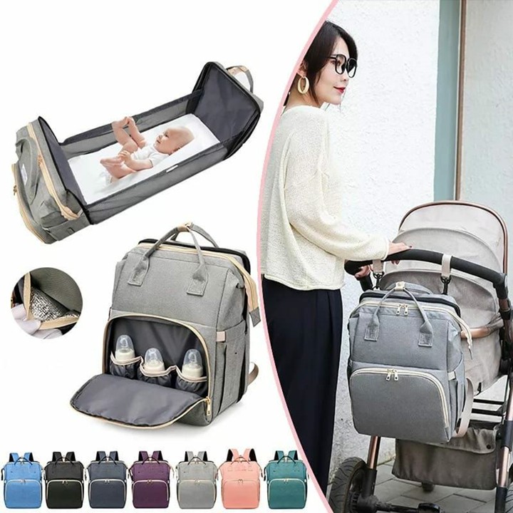 TAS RANSEL PERLENGKAPAN BAYI MULTIFUNGSI TERDAPAT TEMPAT TID