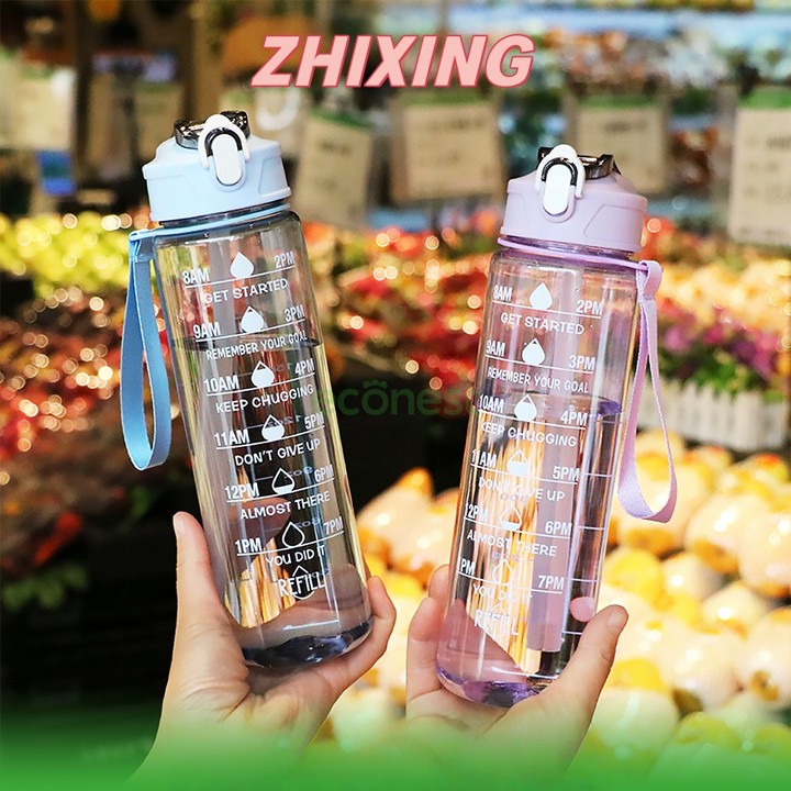 Botol Air Minum Sport 1000ml Botol Minum Anti Tumpah Bahan P