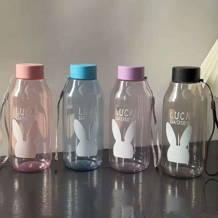 TZB50 BOTOL MINUM PLASTIK RABBIT LUCU BOTOL ANAK UNIK TERBAR