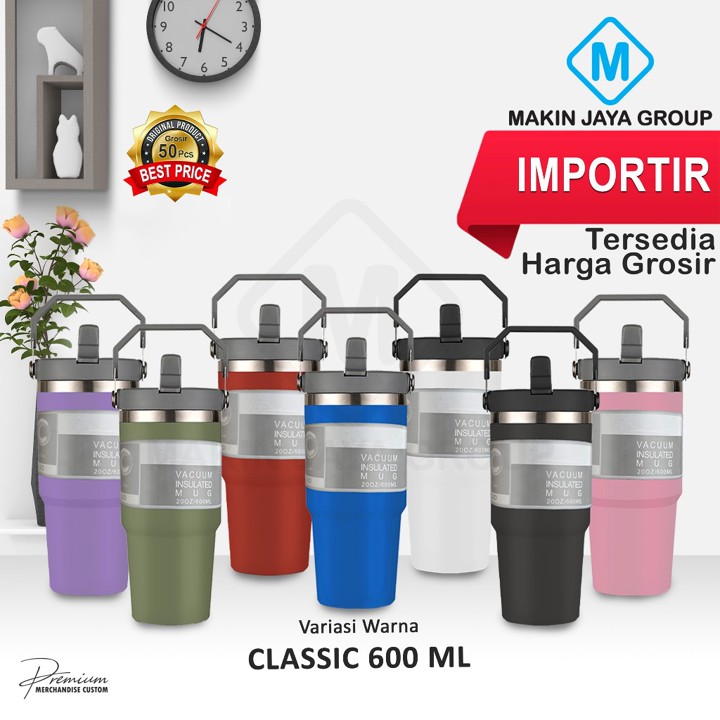 QQ Bottle 20OZ/600ml Vacuum Classic Mug - Hot and Cold Summe