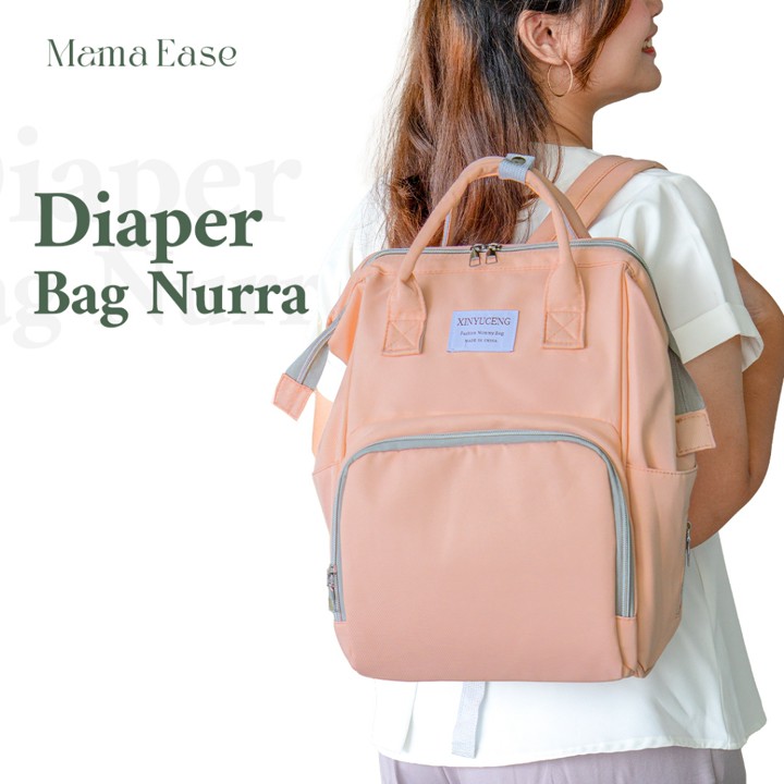 Mama Ease Nurra Diaper Bag Tas Ransel Perlengkapan Ibu dan B
