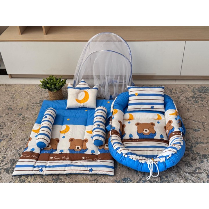 Baby.Gear - Kasur BabyNest Paket Lengkap Set Badcover | moti