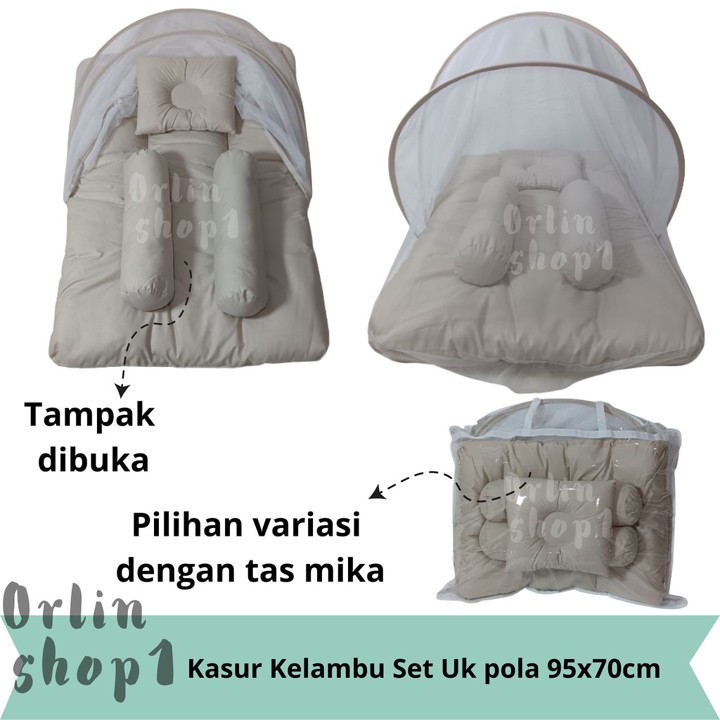 Kasur Bayi Bantal Guling Lipat Kelambu / Kasur bayi kelambu 