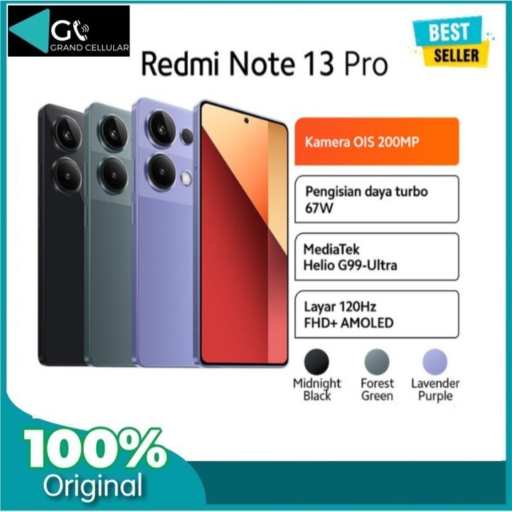 Xiaomi Redmi Note 13 Pro 8/256gb | Kamera 200 MP ultra-jerni