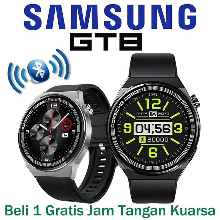 Samsung GT8 Smartwatch Pria - Bluetooth Panggilan Pemantauan