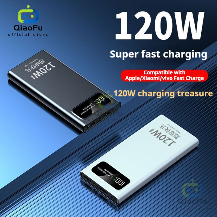 120W super fast charging 20000 mAh powerbank small portable 