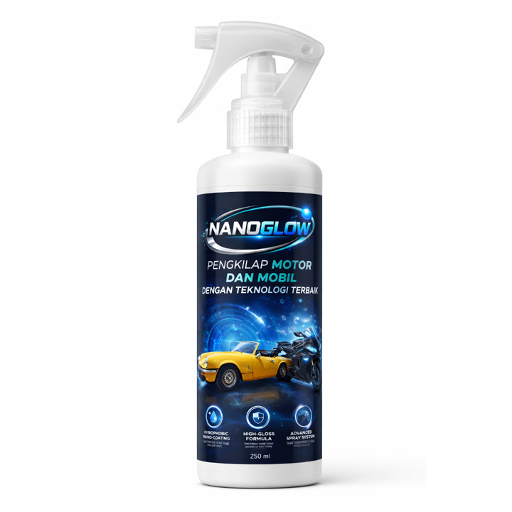 NANO GLOW ~ HIGHT GLOSS PENGKILAP BODY HALUS  MOTOR DAN MOTO
