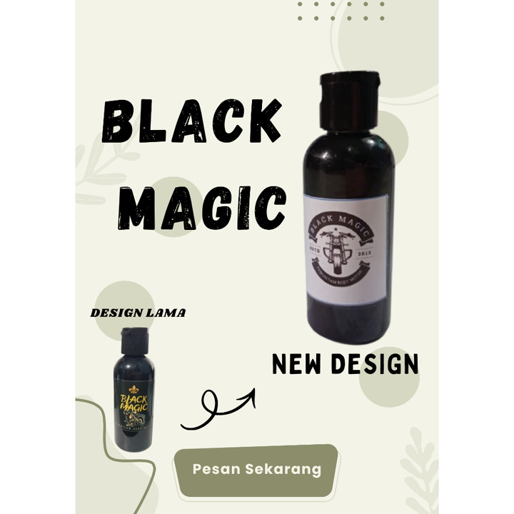 PENGHITAM BODY MOTOR BLACK MAGIC PRO  PERMNANENT PENGHITAM B