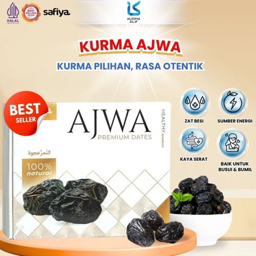 Kurma Ajwa 1 Kg Asli / Kurma Nabi Super Asli Madinah