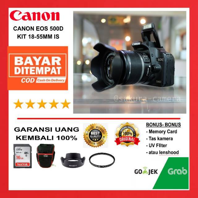 KAMERA CANON EOS 500D KIT 18-55MM
