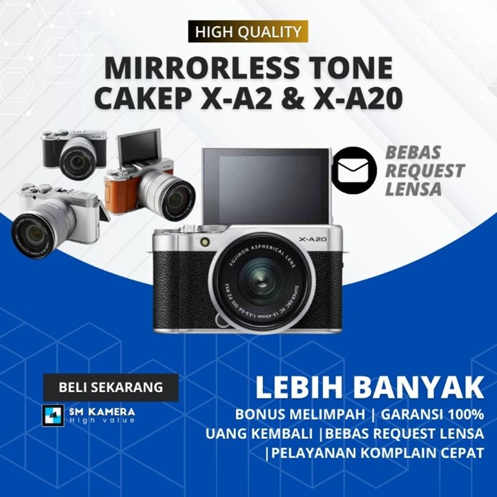 MIRRORLESS FUJIFILM XA20 FUJIFILM XA2 WIFI TONE TERBAIK MURA