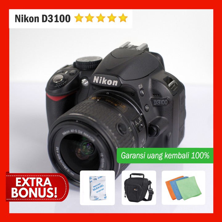 Nikon D3100 Mulus fullset siap pakai