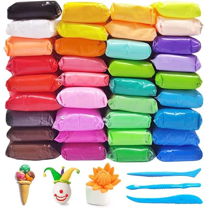 Ecer Satuan Air Dry Magic Clay 1pcs Mainan Anak Light Polyme