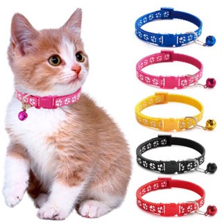 OUTRED Kalung Kucing Anjing Hewan Peliharaan Motif Tapak Kak