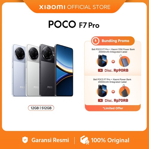 POCO F7 Pro (12GB/512GB) | Snapdragon® 8 Gen 3 | Massive 6000mAh battery | 2K 12