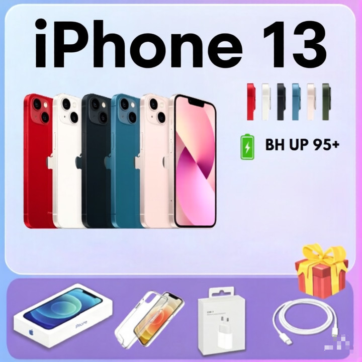 [Ready Stock]iphone 13 128GB 256GB SECOND Original FULLSET WIFI ONLY GARANSI INTERNASIONAL/ Face ID Normal / Chat Normal /