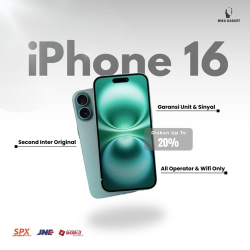 Iphone 16 Second Original 16 Second 512GB 256GB 128GB Mulus Fullset Like New