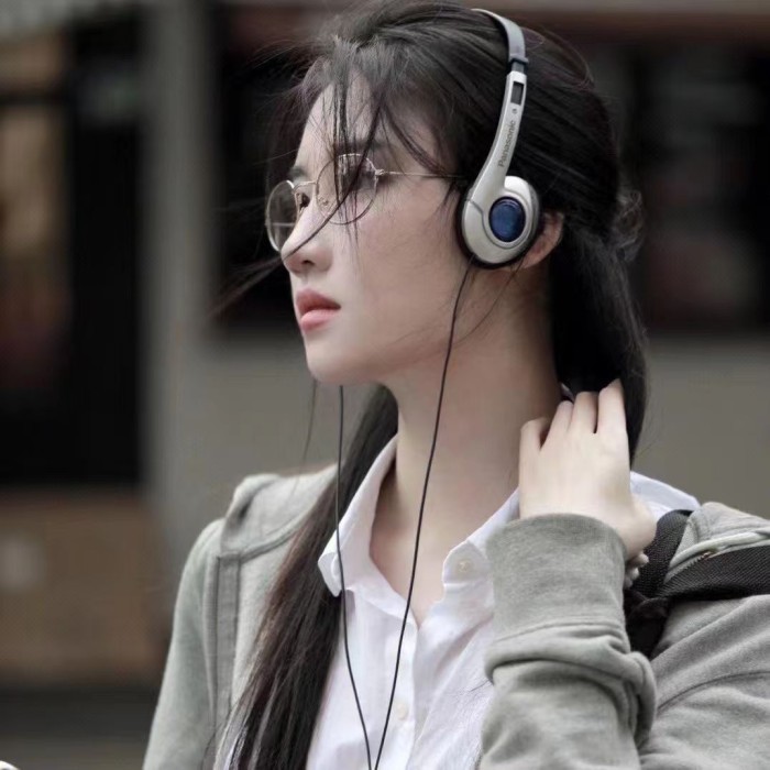 Headphone style klasik dengan Mic dan tombol warna biru hijau ungu 3.5mm type C lightning headphones retro clear stereo vintage estetik headset